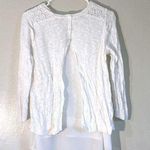 Lucky Brand Geometrical knitted Cardigan 3/4th Sleeve Button Blouse Size Small Photo 2