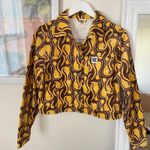 Lucy & Yak Roxy Cropped Corduroy Jacket in Feline Fine Small Yellow Photo 0