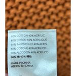 Free People Sweater Womens XS Orange Dolman Chunky Knit My Only Sunshine Photo 4