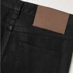 Victoria Beckham  Edie Coated High-Rise Flared Jeans in Black, NWT, UK Size 26 Photo 5