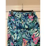 Lilly Pulitzer New Kelly Ankle Pant, Maldives Green Floral Size 2 Preppy Beach Photo 3