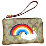Coach Rainbow  Wristlet EUC Photo 0