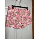 Lilly Pulitzer  The Buttercup‎ Short Size 12 Pink Green Scalloped Hem Photo 2