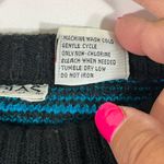 VTG 80s NICOLAS ALLEN CROP GEOMETRIC RETRO AESTHETIC PATTERN M BLACK/TEAL PREOWN Black Size M Photo 5
