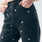 PacSun NWOT  High Rise Straight Jeans— Daisy Print Photo 0