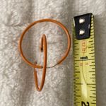 5 pair of gently used orange, yellow & peach colored earrings EUC Orange Photo 6