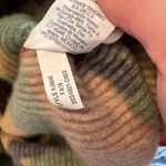 Madewell Cottontail Camo Wide-Sleeve Sweater Merino Wool Cropped Sweater | XL Photo 10