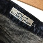 Gap Womens Authentic Best Girlfriend Shorts Denim Cuffed Raw Hem Medium Wash 0 Photo 3