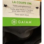 Gaiam Om Mesh Yoga Capri Compression Workout Bottoms Pants Black Size Small New Photo 9