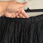 Vintage Y2K Goth Tokyo Denim Bank Sequin Swing Boho Tye Dye Skirt W Drawstring Black Size undefined Photo 4