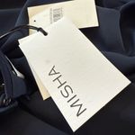 NWT Misha Evianna Halter Neck Satin Trumpet
Gown Navy Small‎ $467 Blue Photo 7