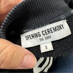 Opening Ceremony  Black & White Graphic Print Short Sleeve Sweatshirt Womens S Photo 12