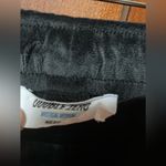 Double Zero women's medium black velour pants Photo 2