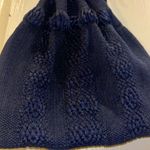 NAVY BLUE NYLON BUCKET BAG DRAW STRING/ROPE CLOSURE Photo 8