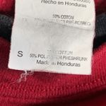 Vintage 90s Red Cat Sweatshirt Rhinestone Velvet Applique Crewneck Small Kitsch Photo 6