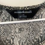 Norma Kamali  small animal print blouse S Photo 6