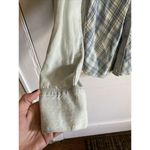 Lucky Brand Womens Blue Chambray Plaid Long Sleeve Button Up Shirt Size XL Photo 4