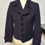 Nine West ‎ Women's 2 Button Blazer Jacket Size 8 Black/pink Suit Coat Photo 0