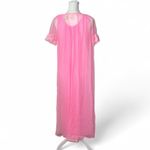 Vintage Peignoir Nightgown Robe Set Pink Photo 2
