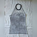 Affliction  Gray and Black Graphic Tank Top Medium Photo 2