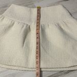 Meshki  Wool Blend Cyrus Gathered Boucle Ivory Mini Skirt Size XS NWT Photo 11