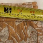 Talbots Pencil Skirt Womens Size 6P Copper Metallic Gold Brocade Cocktail Photo 6