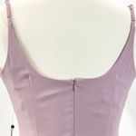 Adrianna Papell NEW  Womens‎ 12 Slip Crepe Column Maxi Dress Dusty Pink Rose $139 Photo 4