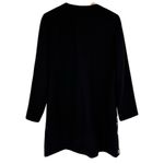 Tahari Longline Black Jacket with Floral Embroidery size 8 Long Sleeves Lined Photo 8