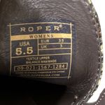 Roper Boots Womens 5.5 Cream Brown Snakeskin Print Ankle‎ Bootie Western Cowgirl Photo 10