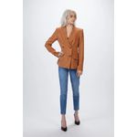 SMYTHE Tan Desert Double Breasted Tuck In Blazer Jacket Chic Western Size XS/S Photo 8