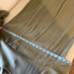 Vintage 90s Tencel Sage Green Long Sleeve Shirt Dress USA Made Size 10 Size M Photo 11