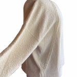 Anthropologie Valeria cream knit relaxed fit textured pullover sweater Photo 5