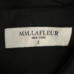MM.LaFleur  Sleeveless V-neck Stretch Sheath Black Dress Size 4 Photo 4