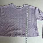 Antistar Crop knit sweater lavender size small Photo 9
