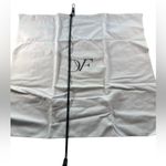 Diane Von Furstenberg  DVF White Logo Cotton Drawstring Purse Dust Bag 21x20 NIB Photo 5