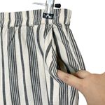Marine layer  Alison Cropped Pants Stripe Dolphin Hem Women’s Size Small Photo 6