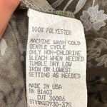 Vintage Dress Size Large La Belle Short Sleeve Green Floral Slim Fit Photo 2