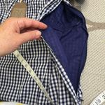 Anthropologie NWT  FOREVER THAT GIRL PUFF SLEEVE MINI DRESS BLUE GINGHAM LARGE Photo 13