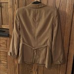 Giorgio Armani vintage Black Label Blazer Tan Brown Single Breasted Front Pocket Photo 5