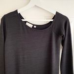 Aritzia Wilfred black long sleeve knit dress Photo 4