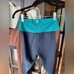 Eleven Venus Williams workout set sports bra high rise leggings navy chocolate Blue Size M Photo 4