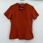 FIGS  Bristol henley slim top auburn small Photo 0