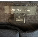 Ann Taylor  Womens Pants Size 8 Blue Mid Rise Straight Leg Hook Eye Close Career Photo 1