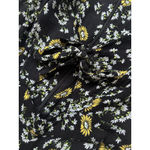 Free People Floral Black Yellow Cutout Romper Size 2 Photo 2