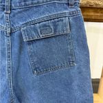 Vintage Too Hot 100% Cotton Denim Cargo Style Shorts ~ Size 12 (Modern 8) 🍄 Blue Photo 3