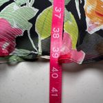 Talbots ‎ Floral 100% Silk Fit and Flare Lined Dress 8P Petite Back Zip Ruched Photo 7