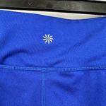 Athleta  size Small blue green yellow capri 3/4 athletic leggings‎ Photo 4