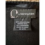 Bloomingdales C by cashmere mix sequenced cardigan black gold silver size small Photo 9