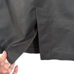 ZARA Black Short Sleeve Pleated Formal Fitted Simple Midi Dress Women Sz S Photo 6