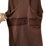 Nike  Pro Women's Burgundy Racerback Running, Group Fitness Tank Top Photo 8
